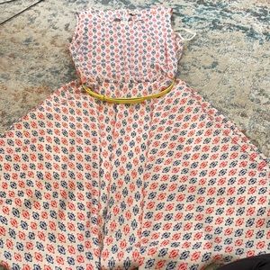 Super Cute Boutique Dress with Yellow Belt